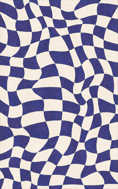 Superwarped Check Bleuet