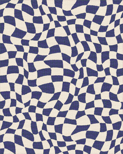 Superwarped Check Bleuet