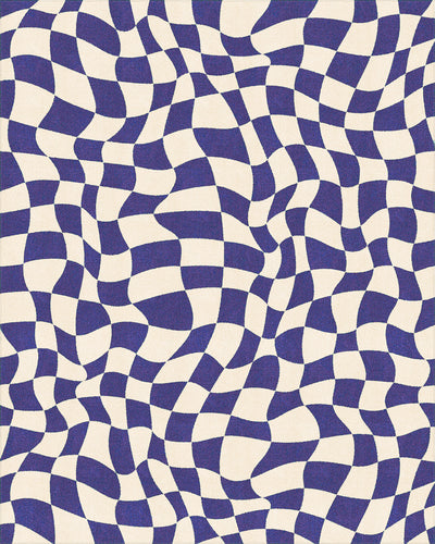 Superwarped Check Bleuet