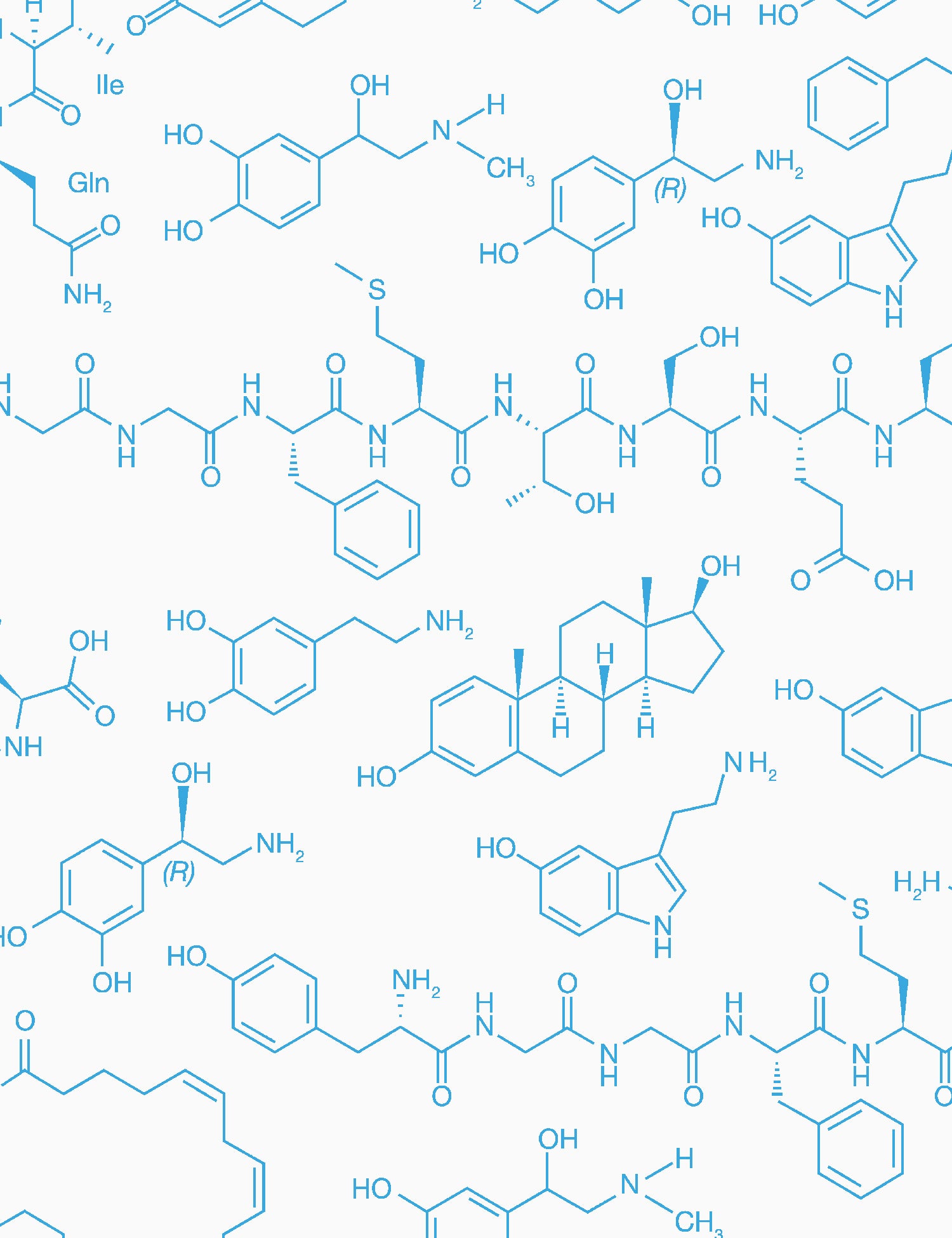 Love Molecules Azzurro