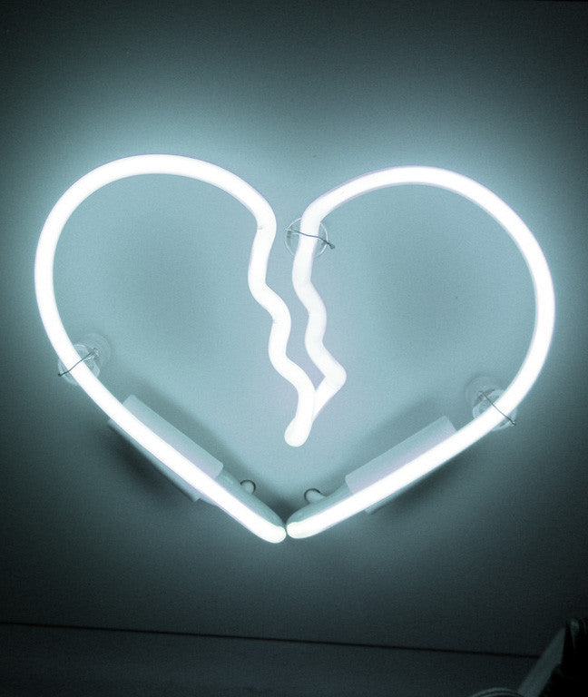 Broken Heart White