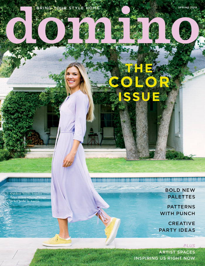 Herbario Wallpaper in Domino Magazine