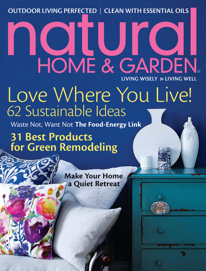 Clouds Wallpaper in Natural Home&Garden Magazine