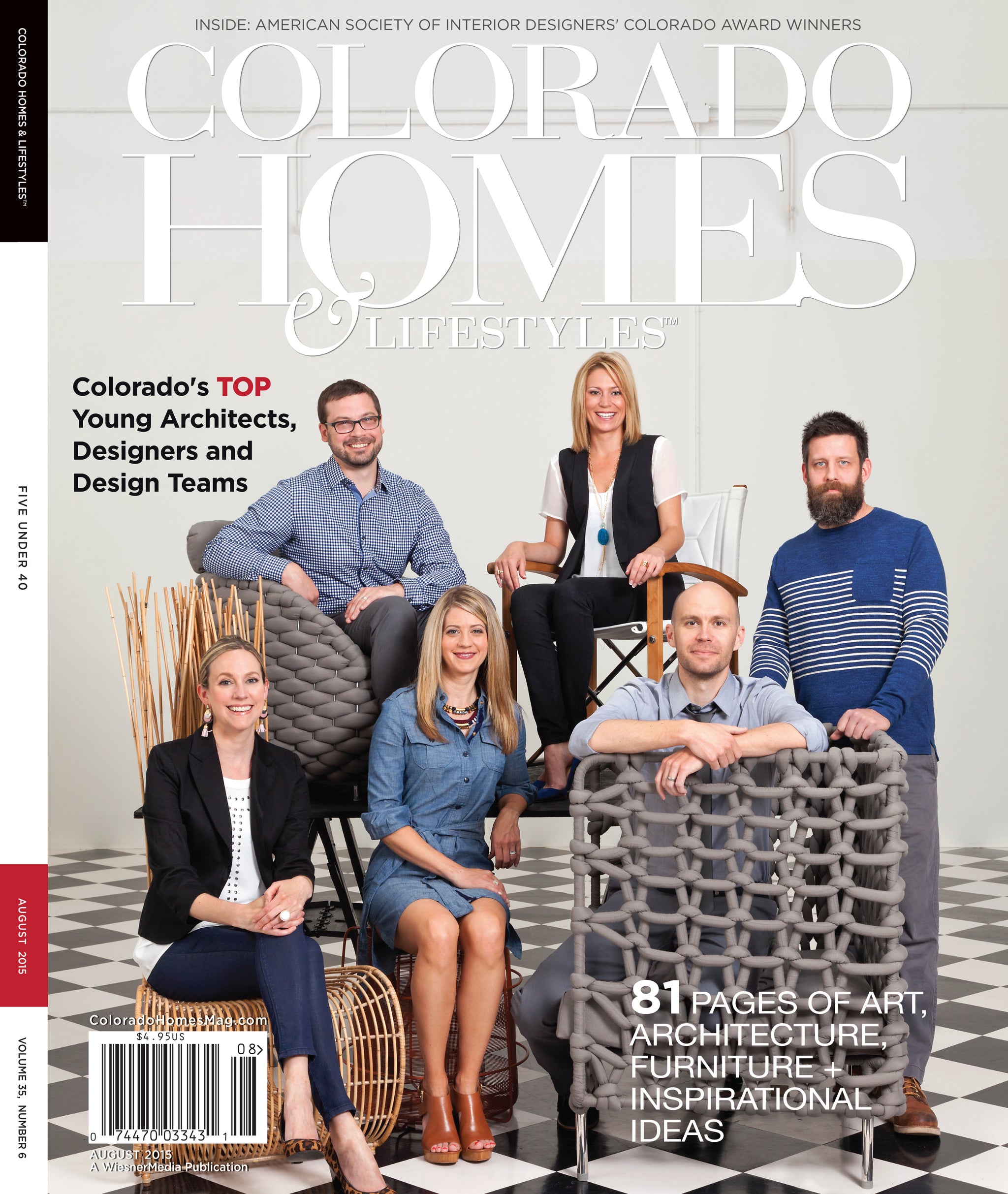 Love Molecules and Pina Sola Wallpaper in Colorado Homes & Lifestyles Magazine