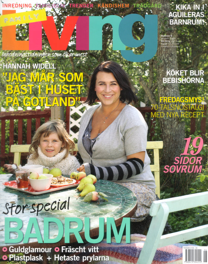 Clouds wallpaper in Family Living Magazine