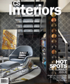 Loops wallpaper on the cover of CS Interiors Magazine