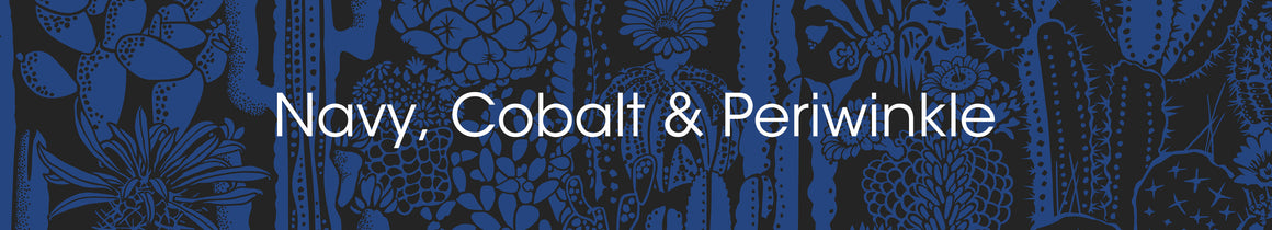 Navy, Cobalt & Periwinkle