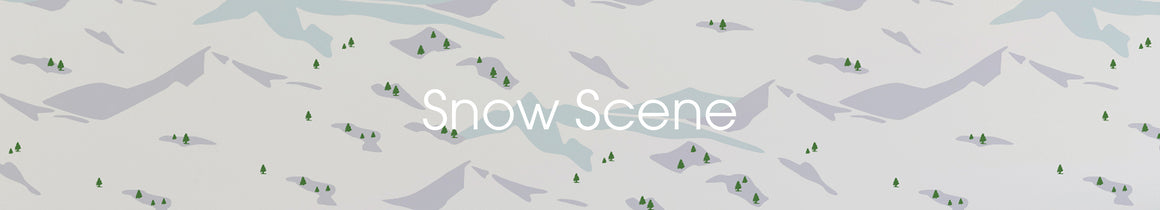 Snow Scene Fabric