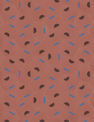 Half Dash Plum Azure