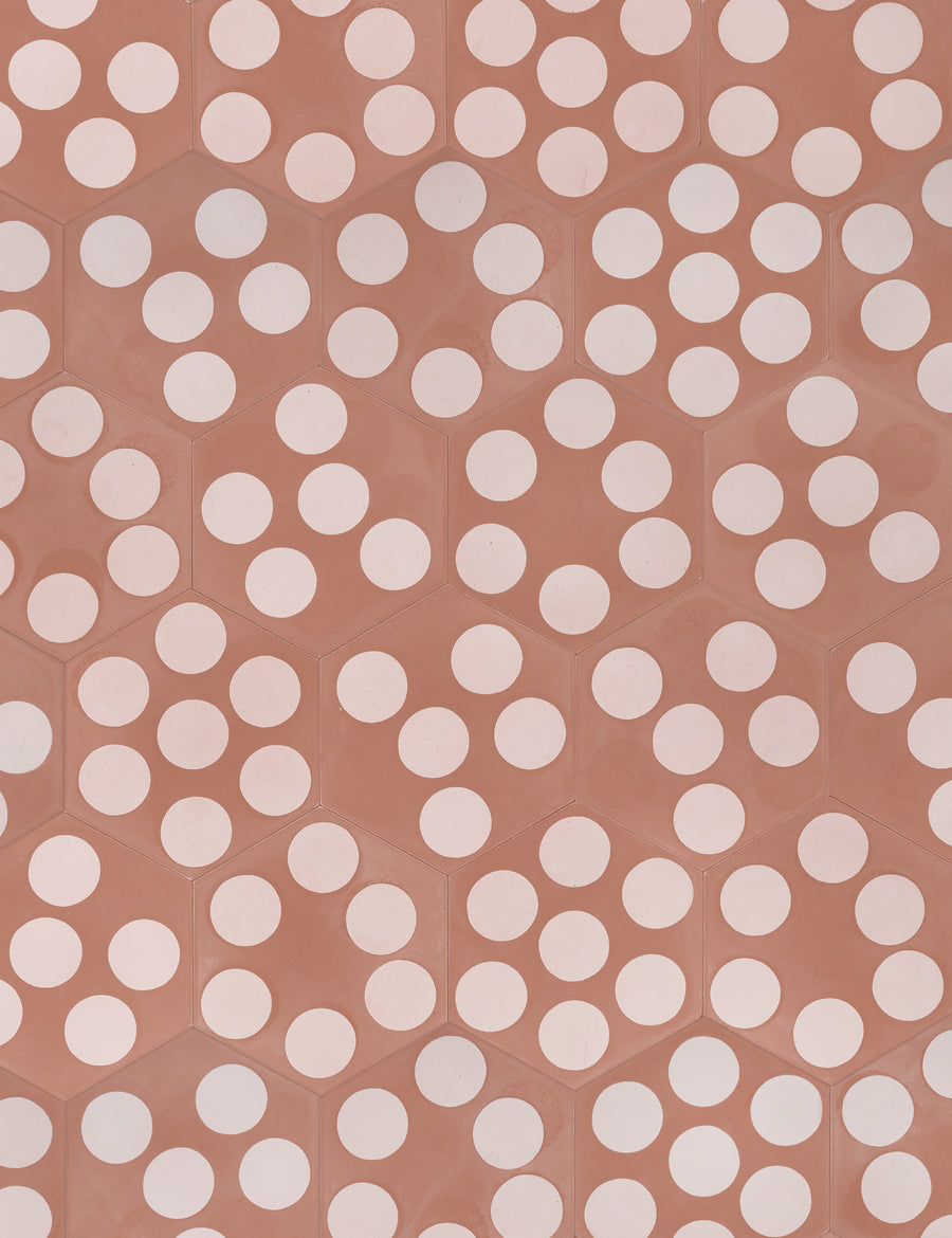 Ying Dot Suede Oleander