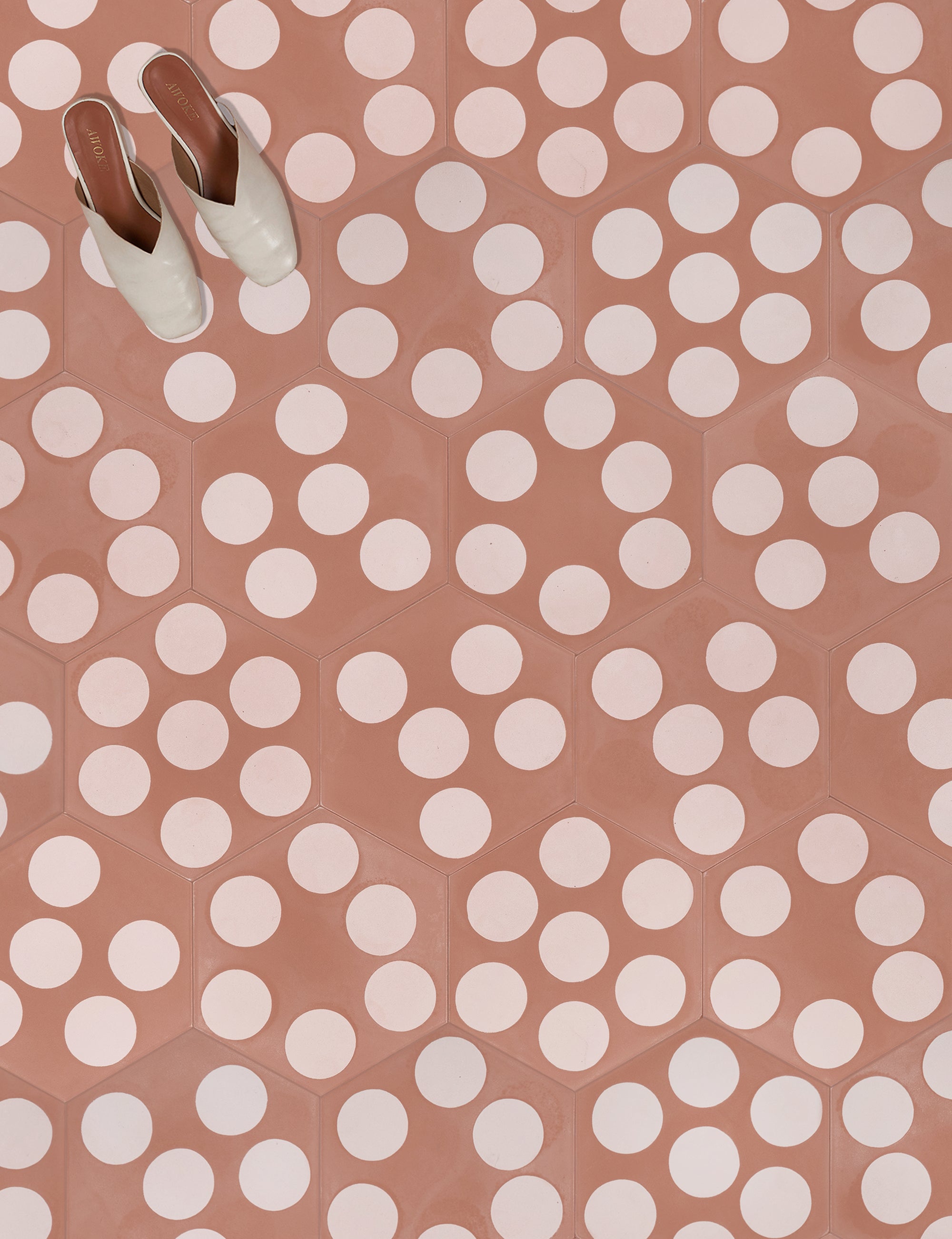 Ying Dot Suede Oleander