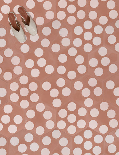Ying Dot Suede Oleander