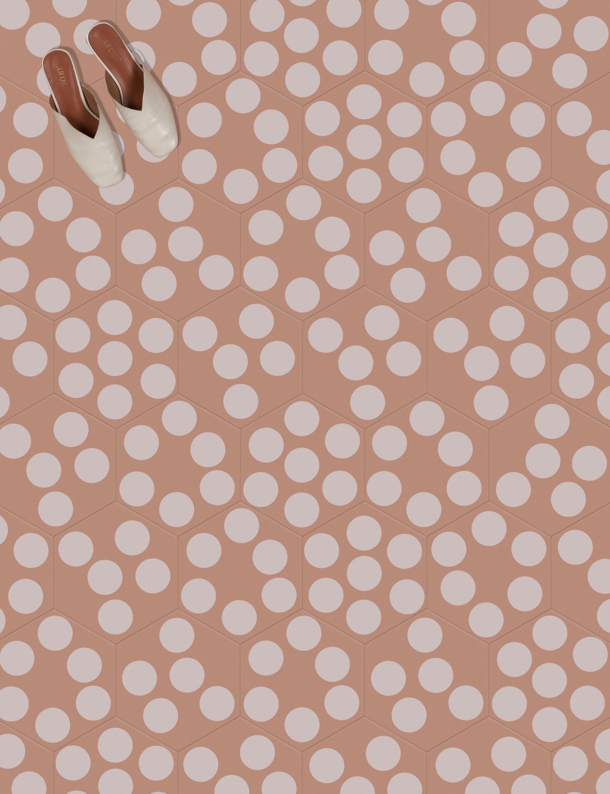 Ying Dot Oleander Suede