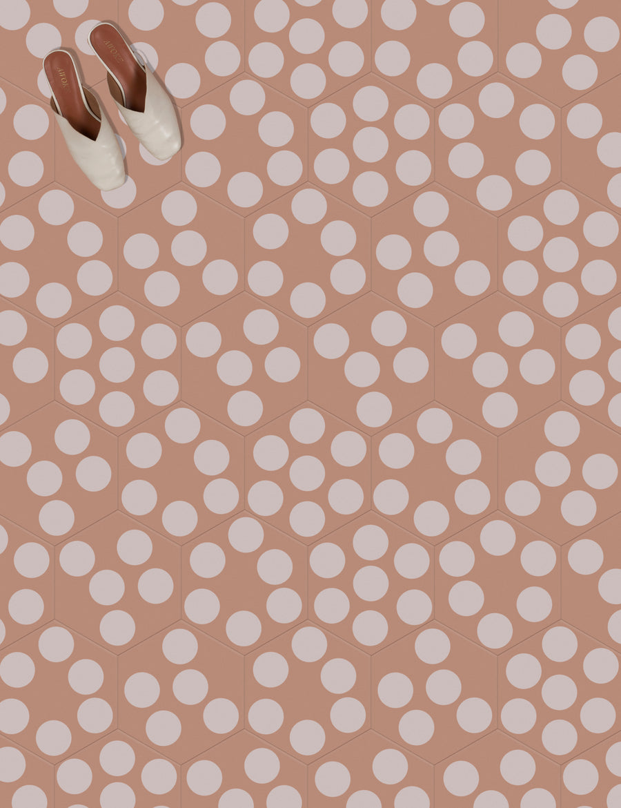 Ying Dot Oleander Suede