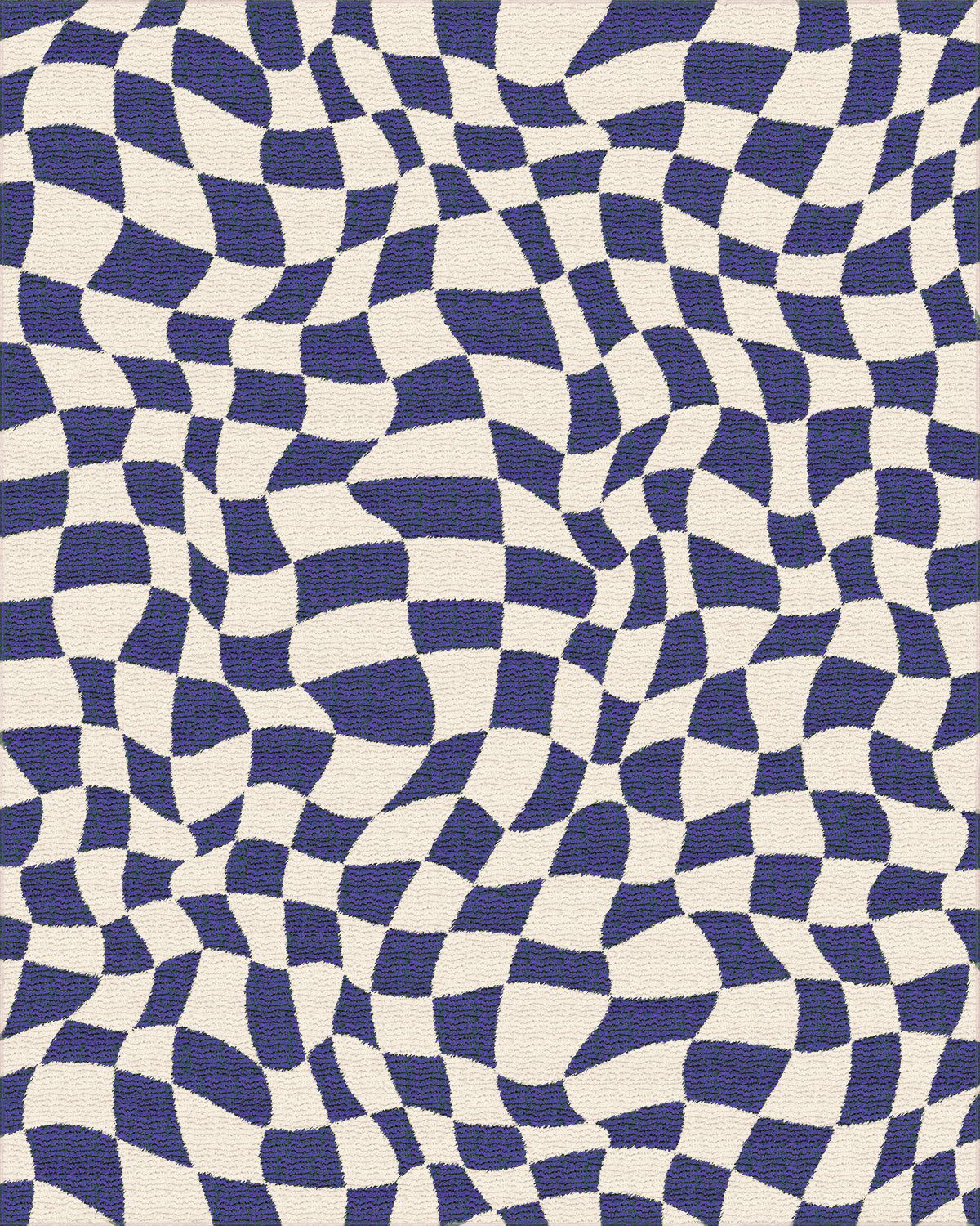 Superwarped Check Bleuet