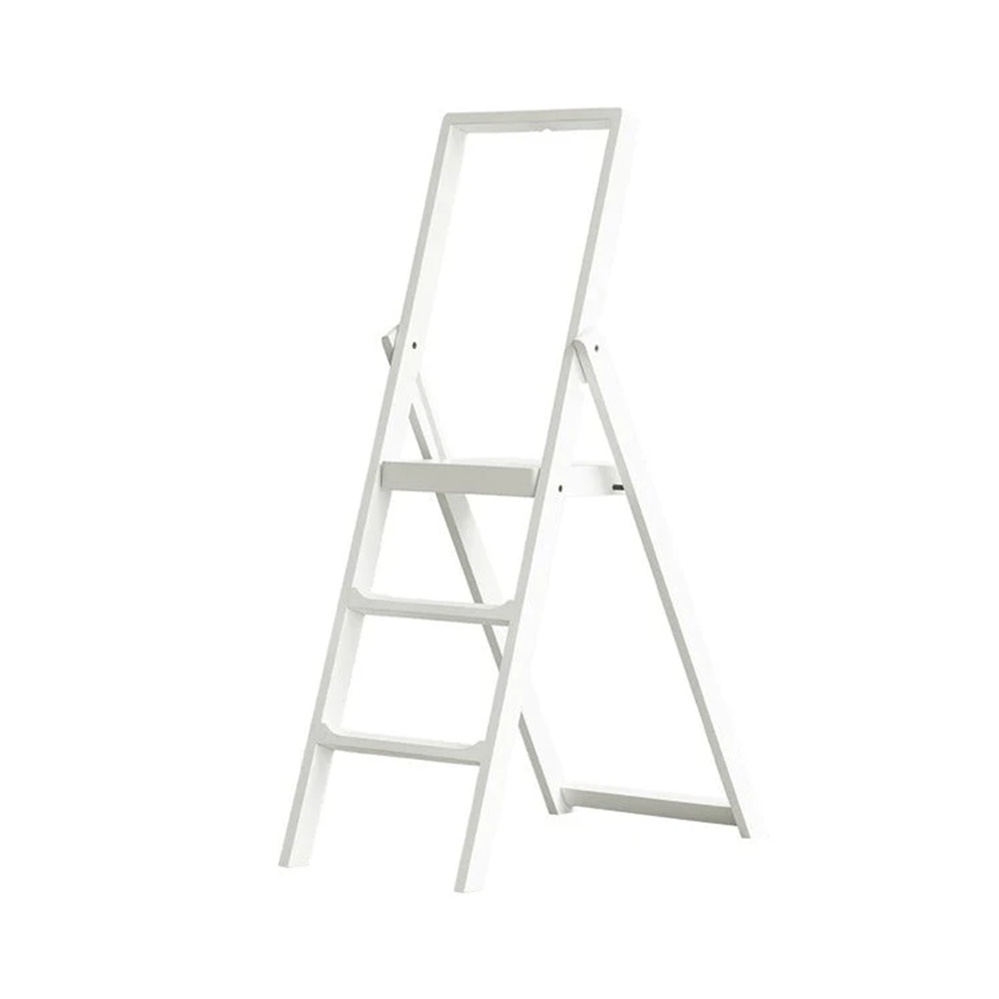 Step Stepladder – White Wood