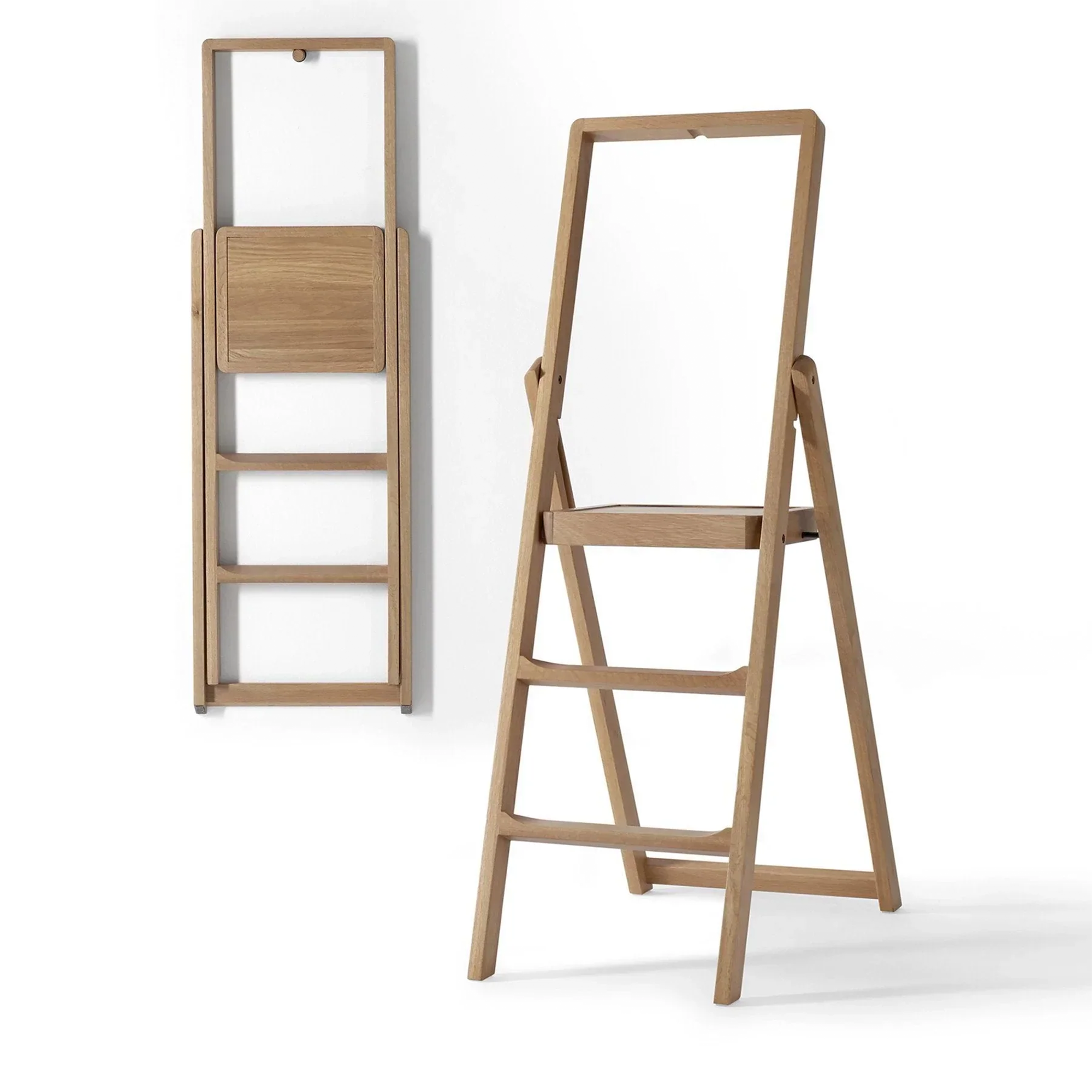Step Stepladder – Oak Wood