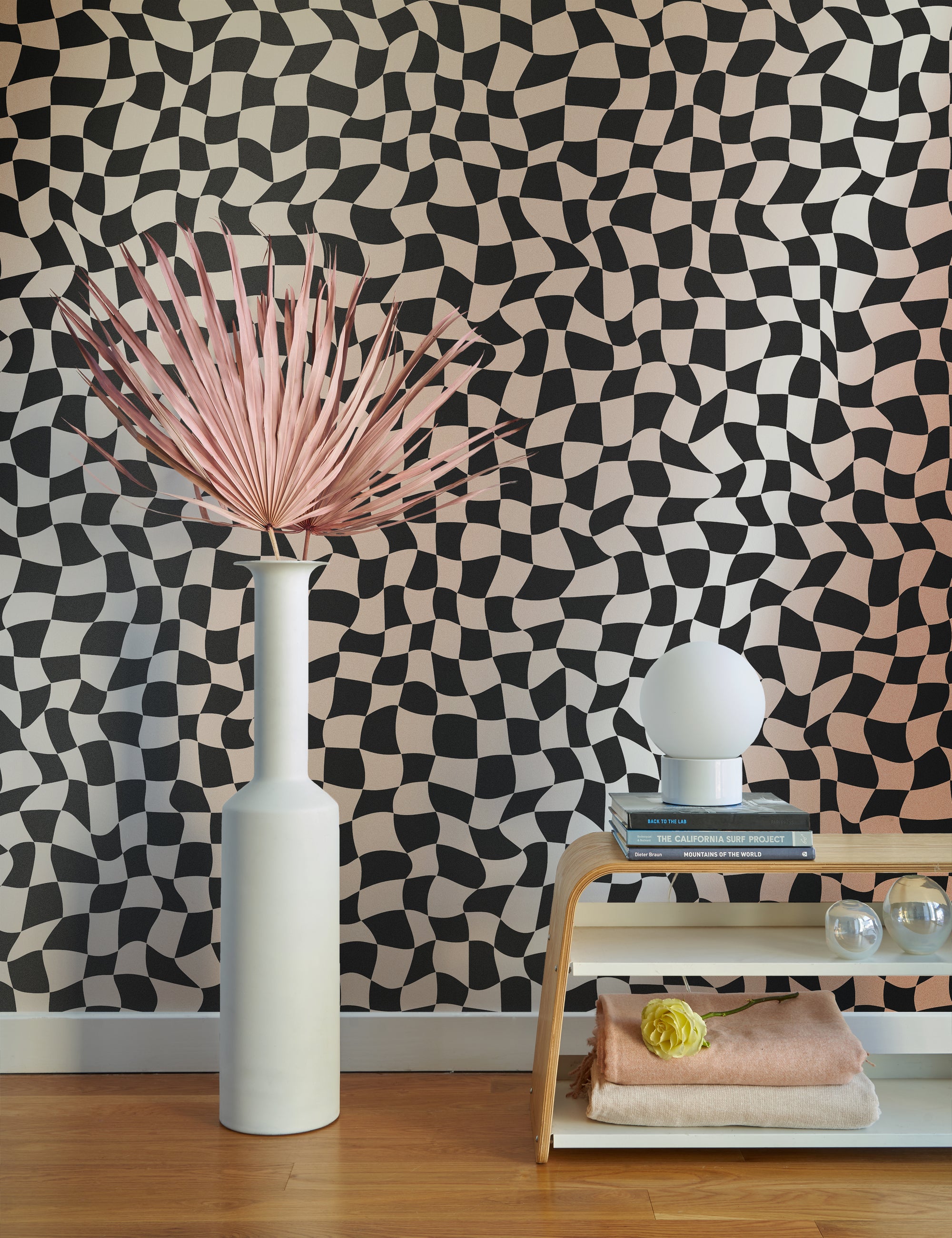 Warped Check Metallic Chess