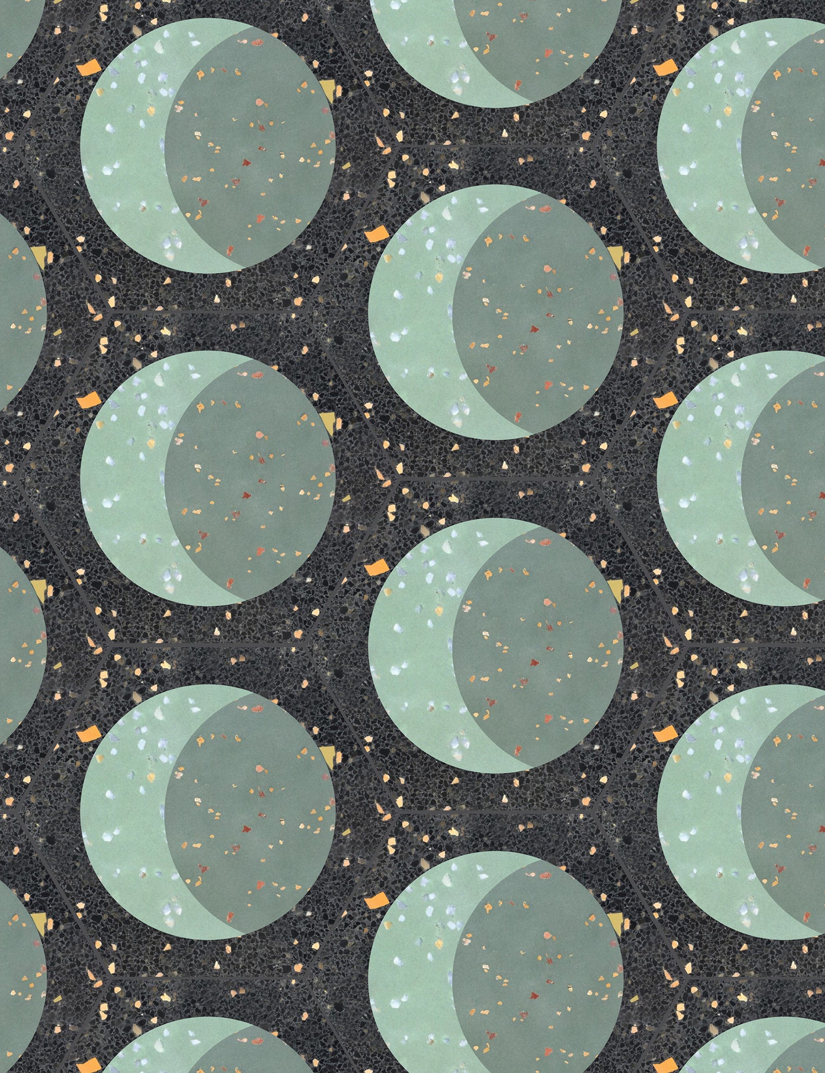 Moon Phase Crescent Nebula