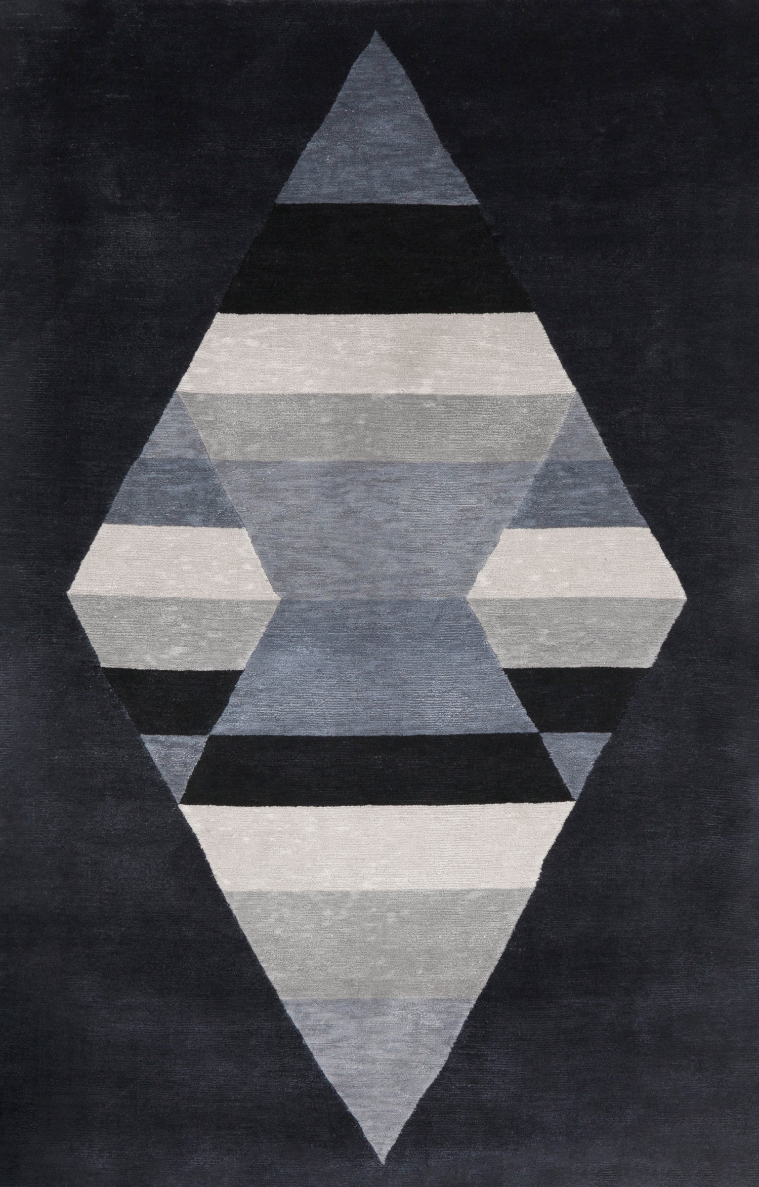 Prism One Diamond Rug Turbulence Silk