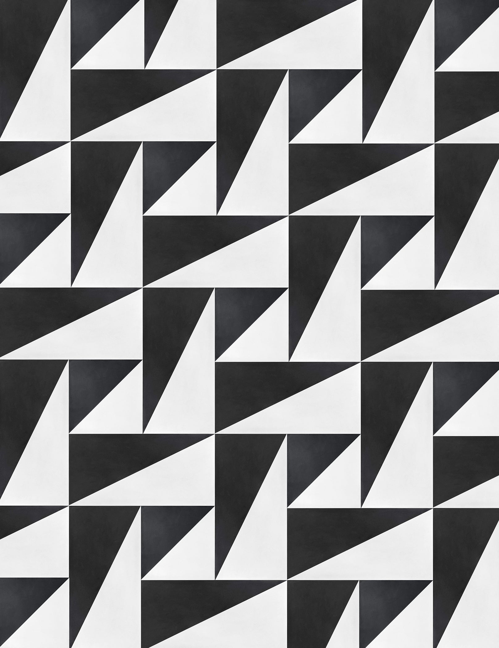 Split Rectangle Left Ebony Swan