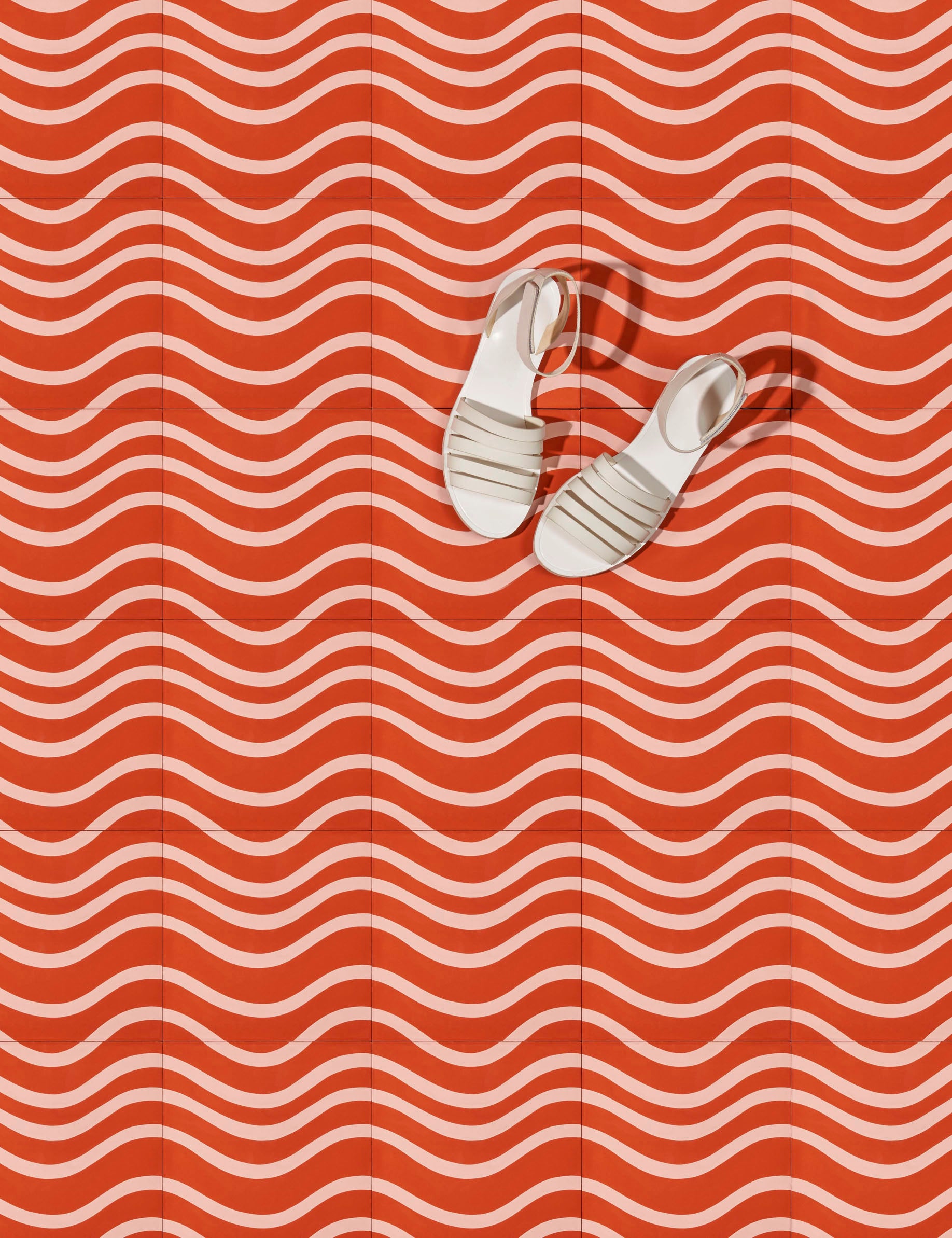 Wavey Terracotta Lotus