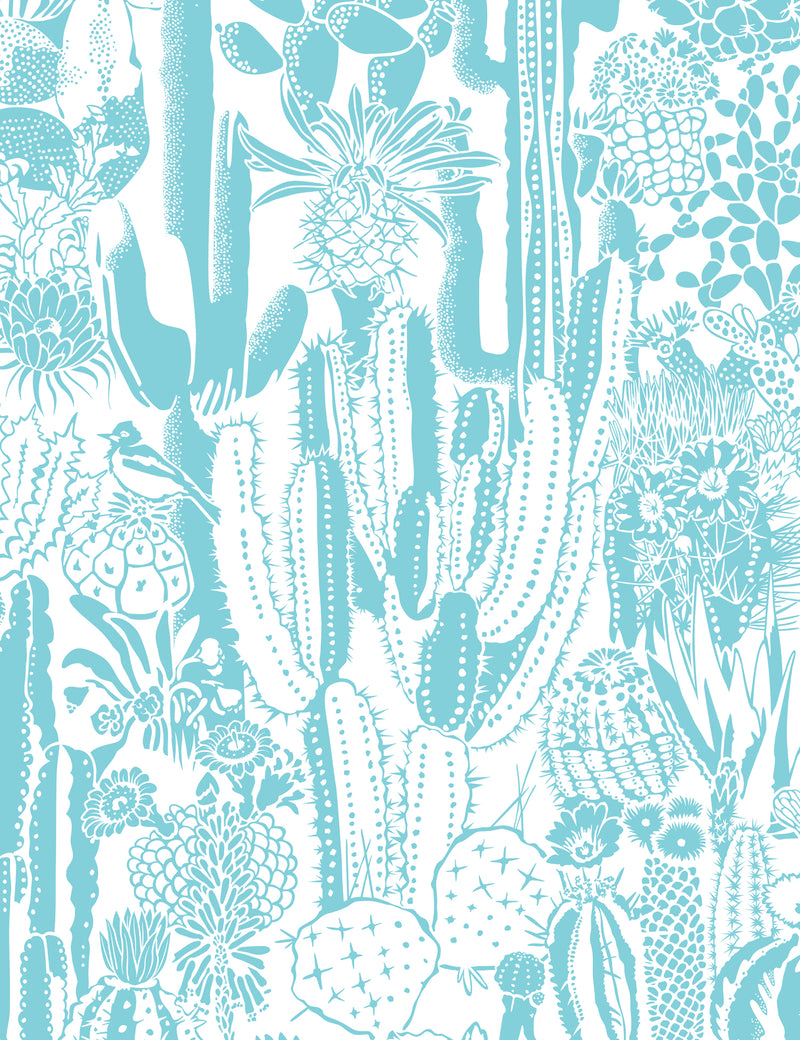 Cactus Spirit Designer Wallpaper by Aimée Wilder. Made in the USA.