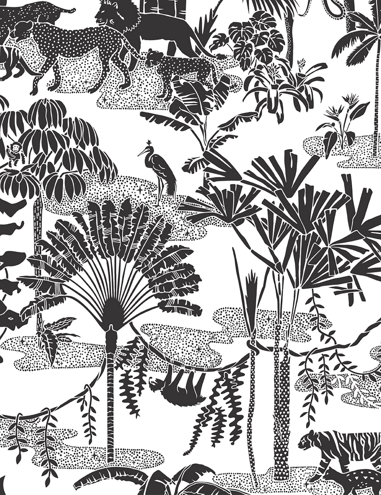 Black and White Fabric