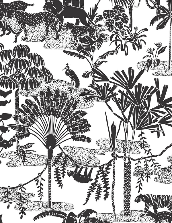Jungle Dream Designer Wallpaper by Aimée Wilder. Made in the USA.