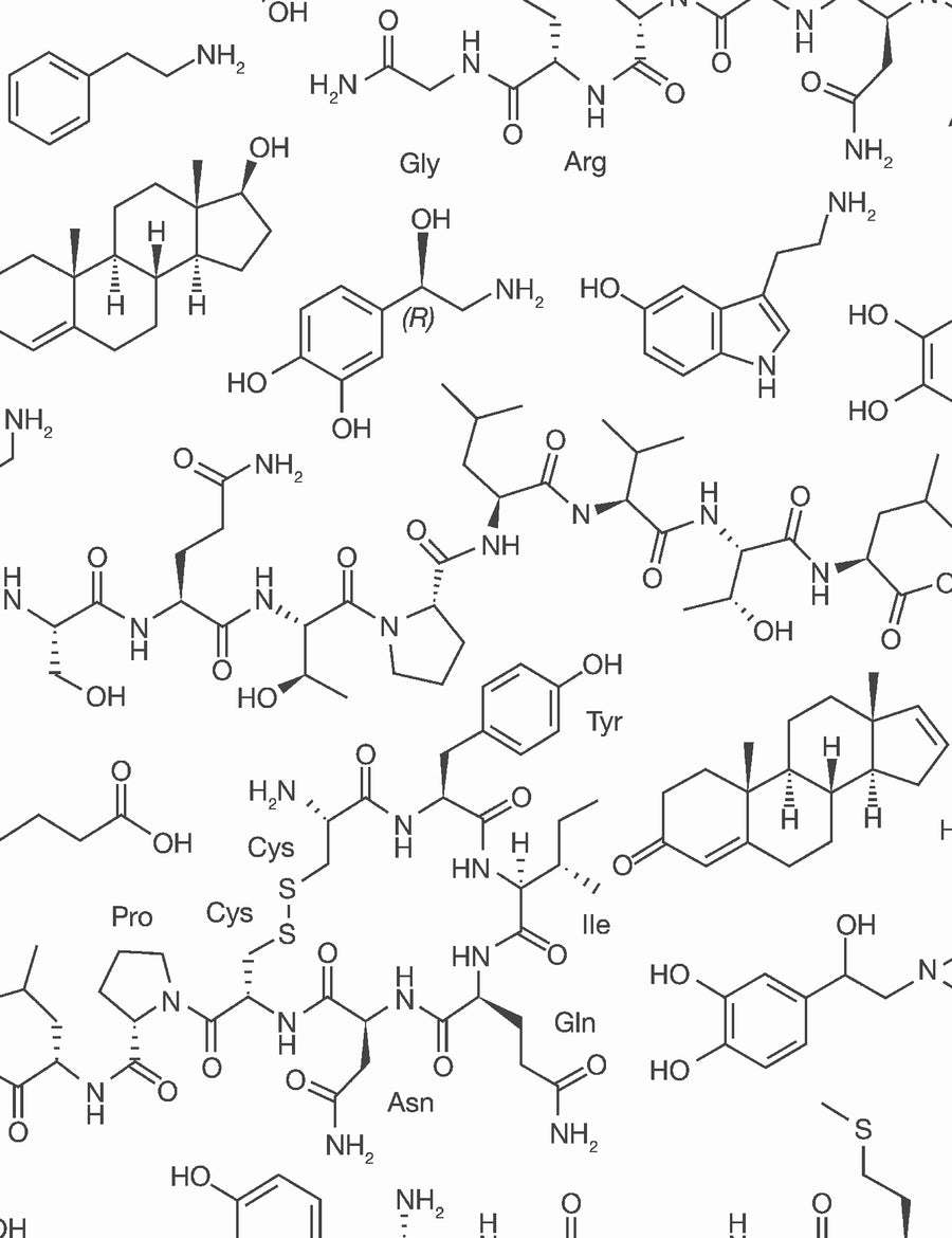 Love Molecules Charcoal