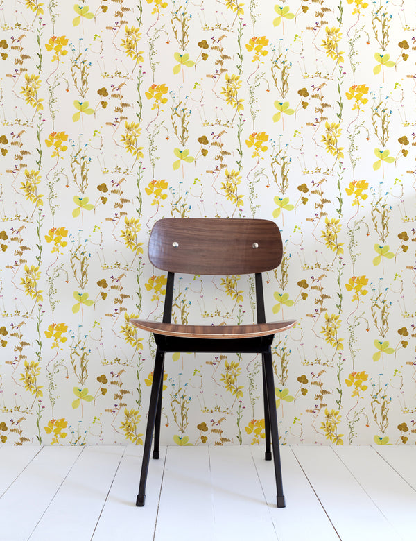 Pepper Home | Yellow Chinoiserie Wallpaper